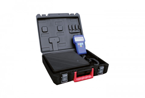  Bilancia elettronica con indicatore digitale removibile 100 kg fornita in valigetta