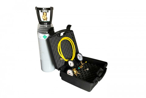  Pressure leak check kit for large systems with 5-litre nitrogen cylinder