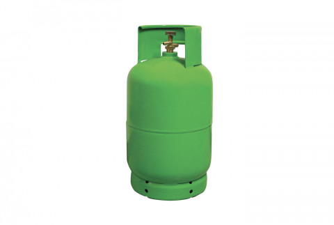  Refillable empty 12.5 L cylinder with 1 valve for refrigerant gas excluding R410A