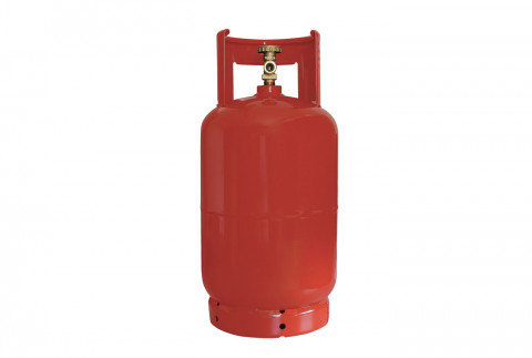  Refillable empty 12.5 L cylinder with 1 valve for refrigerant gas R32