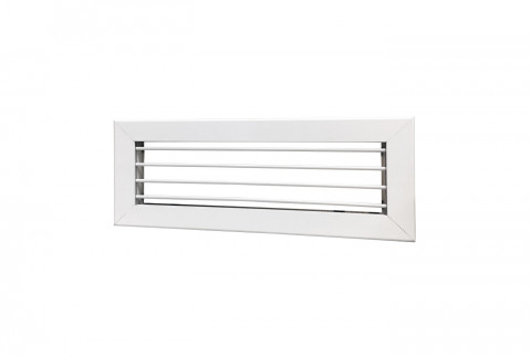  Intake grille in white painted aluminium