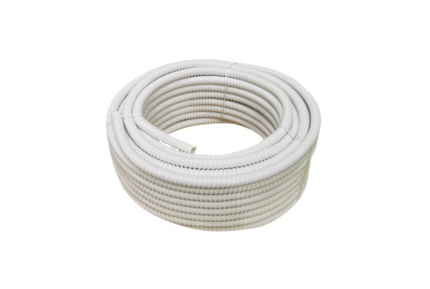  30 m coiled PVC condensate drain pipe for duct installation