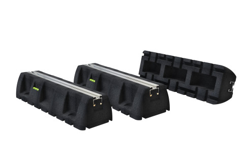 Kit 3 pieces "Extreme 100 - 8" vulcanised SBR rubber vibration-resistant floor base 