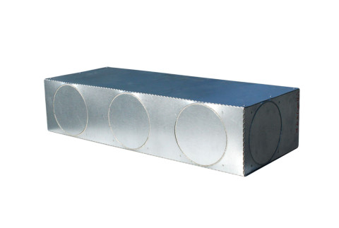  Custom insulated plenum for electro-galvanised sheet metal ducted units