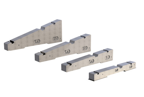  Gefägte betonbalastierungen für flachdächer 0° - 5° - 10° - 15°