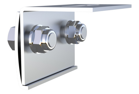 HSMLA clamp support for crimped sheets