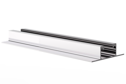 FVP-200B high strength profile bar for integrated systems for corrugated sheet metal roofs