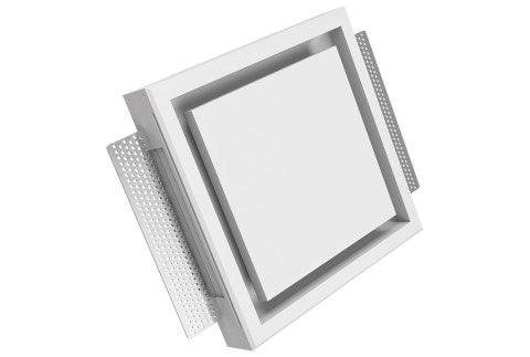 SQUARE CANOVA Diffuseur en en plâtre pour placoplâtre