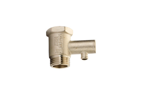  Safety and check valve without lever for fluids
